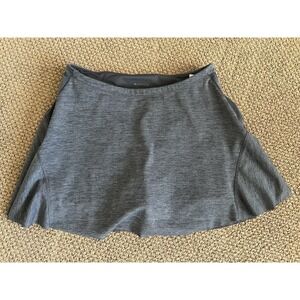Athleta Match Point Skirt Skort Gray Sz Med Tennis‎ Pickleball Athletic